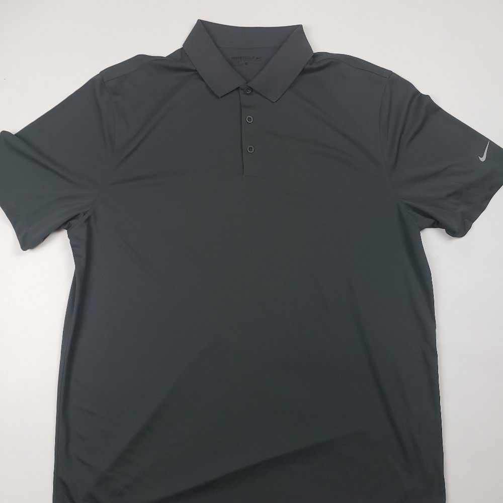 Nike golf charcoal grey polo nwt